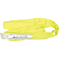 Slinger Polyester Round Sling, Yellow, 1" W x 12' L, 9000 lbs. Vertical Load Oxford Builders Supplies Inc