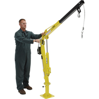 Winch Operated Truck Jib Crane, 500 lbs. (0.25 tons) Capacity, 102' Max. Clearance Oxford Builders Supplies Inc
