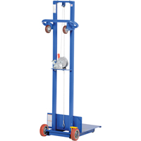 Empileur &agrave; plateforme, M&eacute;canisme Treuil manuel, Capacit&eacute; de 400 lb, Levage max de 58" Oxford Builders Supplies Inc