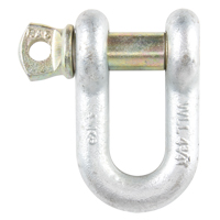 Screw Pin Chain Shackle, 1-1/8", Screw Pin, Hot Dip Galvanized Oxford Builders Supplies Inc