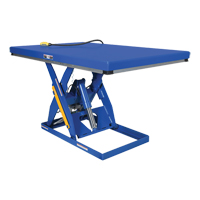Table &eacute;l&eacute;vatrice &agrave; ciseaux hydraulique, Acier, 48" lo x 24" la, Cap. 3000 lb Oxford Builders Supplies Inc