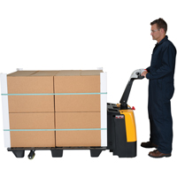 Fully Powered Electric Pallet Truck, 3000 lbs. Cap., 47" L x 25" W Oxford Builders Supplies Inc