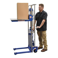 Hefti-Lift Load Stacker, Foot Pump Operated, 880 lbs. Capacity, 59" Max Lift Oxford Builders Supplies Inc