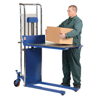 Hefti-Lift Load Stacker, Foot Pump Operated, 300 lbs. Capacity, 59" Max Lift Oxford Builders Supplies Inc
