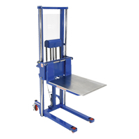 Hefti-Lift Load Stacker, Foot Pump Operated, 1500 lbs. Capacity, 63" Max Lift Oxford Builders Supplies Inc