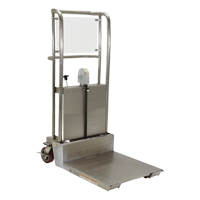Hefti-Lift Load Stacker, Foot Pump Operated, 450 lbs. Capacity, 45-5/8" Max Lift Oxford Builders Supplies Inc
