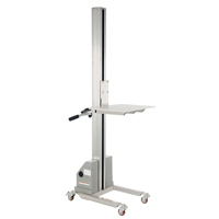 Quick Lift Stacker, Electric Operated, 125 lbs. Capacity, 72" Max Lift Oxford Builders Supplies Inc