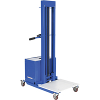 Quick Lift Stacker, Electric Operated, 400 lbs. Capacity, 57" Max Lift Oxford Builders Supplies Inc