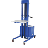 Quick Lift Stacker, Electric Operated, 400 lbs. Capacity, 57" Max Lift Oxford Builders Supplies Inc