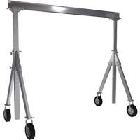 Adjustable Aluminum Gantry Crane, 10' L, 1500 lbs. (0.75 tons) Capacity Oxford Builders Supplies Inc