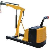 Electric Powered Floor Crane, 8.8' Lift, 1500 lbs. (0.75 tons), 44-1/4" Arm, 62-1/4" H Oxford Builders Supplies Inc