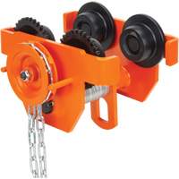 Adjustable Trolley with Safety Plates, 1000 lbs. (0.5 tons) Capacity, 2-5/16" - 4-14/16" Oxford Builders Supplies Inc