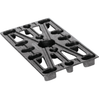Palettes en plastique, Acc&egrave;s de Quatre c&ocirc;t&eacute;s, 24" lo x 12" la x 1-1/2" h Oxford Builders Supplies Inc