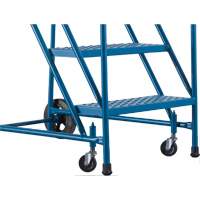 Escabeau roulant certifi&eacute; par la CSA, 5 marches, Largeur de la marche 22", Hauteur de la plateforme 46", Acier Oxford Builders Supplies Inc