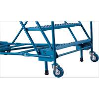 Escabeau roulant certifi&eacute; CSA avec marche verrouillable, 8 marches, Largeur de la marche 30", Hauteur de la plateforme 72", Acier Oxford Builders Supplies Inc