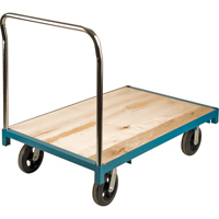 Heavy-Duty Platform Truck, 48" L x 30" W, 2000 lbs. Capacity, Rubber Casters Oxford Builders Supplies Inc