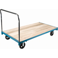 Heavy-Duty Platform Truck, 96" L x 48" W, 2000 lbs. Capacity, Rubber Casters Oxford Builders Supplies Inc