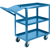 Chariots &agrave; cueillette, 36" h x 18" la x 46" p, 3 Tablettes, Capacit&eacute; 1200 lb Oxford Builders Supplies Inc