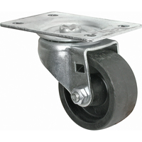 Light-Duty Caster, Swivel, 2-1/2" (63.5 mm), Polyolefin, 200 lbs. (91 kg.) Oxford Builders Supplies Inc