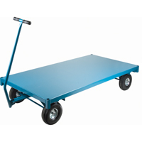 Platform Trucks - Ergonomic Platform Wagon Trucks, 36" W x 72" L, 1000 lbs. Capacity Oxford Builders Supplies Inc