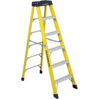 Industrial Heavy-Duty Stepladders (6400 Series), 6', Fibreglass, 300 lbs. Capacity, Type 1A Oxford Builders Supplies Inc