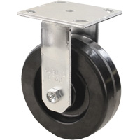 Roulettes robustes EMaxx &agrave; cheville, Fixe, 6" (152,4 mm), Ph&eacute;nolique, 1200 lb (544,3 kg) Oxford Builders Supplies Inc