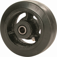 Roue en caoutchouc moul&eacute;, 4" (102 mm) dia. x 2-1/2" (63,5 mm) la, Capacit&eacute; de 400 lb (181 kg) Oxford Builders Supplies Inc