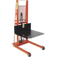 Hydraulic Platform Lift Stacker, Foot Pump Operated, 1000 lbs. Capacity, 60" Max Lift Oxford Builders Supplies Inc