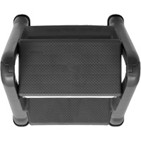 Folding Step Stool, 2 Steps, 19-1/2" x 20-1/2" x 22-3/4" High Oxford Builders Supplies Inc