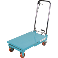 Heavy-Duty Hydraulic Scissor Lift Table, 27-1/2" L x 17-3/4" W, Steel, 330 lbs. Capacity Oxford Builders Supplies Inc
