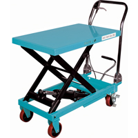 Heavy-Duty Hydraulic Scissor Lift Table, 32" L x 19-3/4" W, Steel, 1100 lbs. Capacity Oxford Builders Supplies Inc