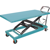 Heavy-Duty Hydraulic Scissor Lift Table, 63" L x 31-7/8" W, Steel, 1100 lbs. Capacity Oxford Builders Supplies Inc