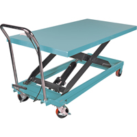 Heavy-Duty Hydraulic Scissor Lift Table, 63" L x 31-7/8" W, Steel, 1100 lbs. Capacity Oxford Builders Supplies Inc