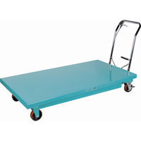 Heavy-Duty Hydraulic Scissor Lift Table, 63" L x 31-7/8" W, Steel, 1100 lbs. Capacity Oxford Builders Supplies Inc
