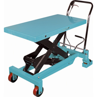 Heavy-Duty Hydraulic Scissor Lift Table, 40" L x 20-1/8" W, Steel, 2200 lbs. Capacity Oxford Builders Supplies Inc
