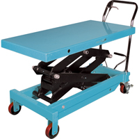 Heavy-Duty Hydraulic Scissor Lift Table, 48" L x 24" W, Steel, 1545 lbs. Capacity Oxford Builders Supplies Inc