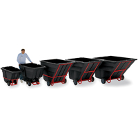 Tilt Truck, Polyethylene, 1-1/2 cu. yd., 1200 lbs. Load Capacity Oxford Builders Supplies Inc