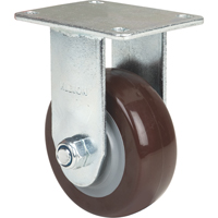 Caster, Rigid, 4" (101.6 mm), Polyurethane, 440 lbs. (199.58 kg.) Oxford Builders Supplies Inc