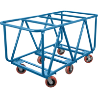 Flat Bed Lumber Cart, 60" x 30" x 33", 2500 lbs. Capacity Oxford Builders Supplies Inc