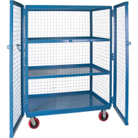 Chariot en treillis m&eacute;tallique, 3 niveaux, 51" lo x 32" la x 62,5" h, Cap. 2400 lb Oxford Builders Supplies Inc
