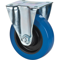 Blue Caster, Rigid, 5" (127 mm), Rubber, 400 lbs. (181 kg.) Oxford Builders Supplies Inc