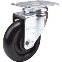 Caster, Swivel, 4" (101.6 mm), Polyolefin, 250 lbs. (113 kg.) Oxford Builders Supplies Inc