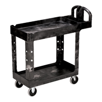Heavy Duty Utility Cart - 4500-88, 2 Tiers, 17-1/8" x 33-1/4" x 39", 500 lbs. Capacity Oxford Builders Supplies Inc