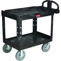 Heavy-Duty Utility Cart, 2 Tiers, 25-1/4" x 37-1/8 x 36-3/8", 500 lbs. Capacity Oxford Builders Supplies Inc
