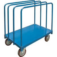 Single Level Rails Heavy-Duty Panel Mover Truck, 48" x 30" x 45", 2500 lbs. Capacity Oxford Builders Supplies Inc