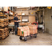 Heavy-Duty Platform Truck, 36" L x 24" W, 1000 lbs. Cap., Rubber Wheels Oxford Builders Supplies Inc
