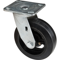 Mold-on Caster, Swivel, 6" (152.4 mm), Rubber, 550 lbs. (249 kg.) Oxford Builders Supplies Inc