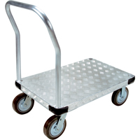 Aluminum Platform Truck, 24" W x 36" L, 4000 lbs. Cap., Polyurethane Wheels Oxford Builders Supplies Inc