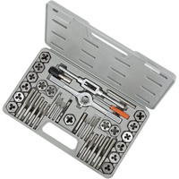 Jeu de taraud & fili&egrave;re SAE en acier rapide TD40H, 40 Morcea Oxford Builders Supplies Inc