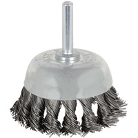 8046 Shaft Mounted Knot Twisted Cup Brush, 1-1/8" Dia. Oxford Builders Supplies Inc